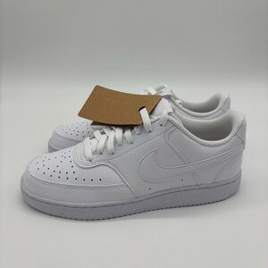Nike Court Vision Triple White Sneakers